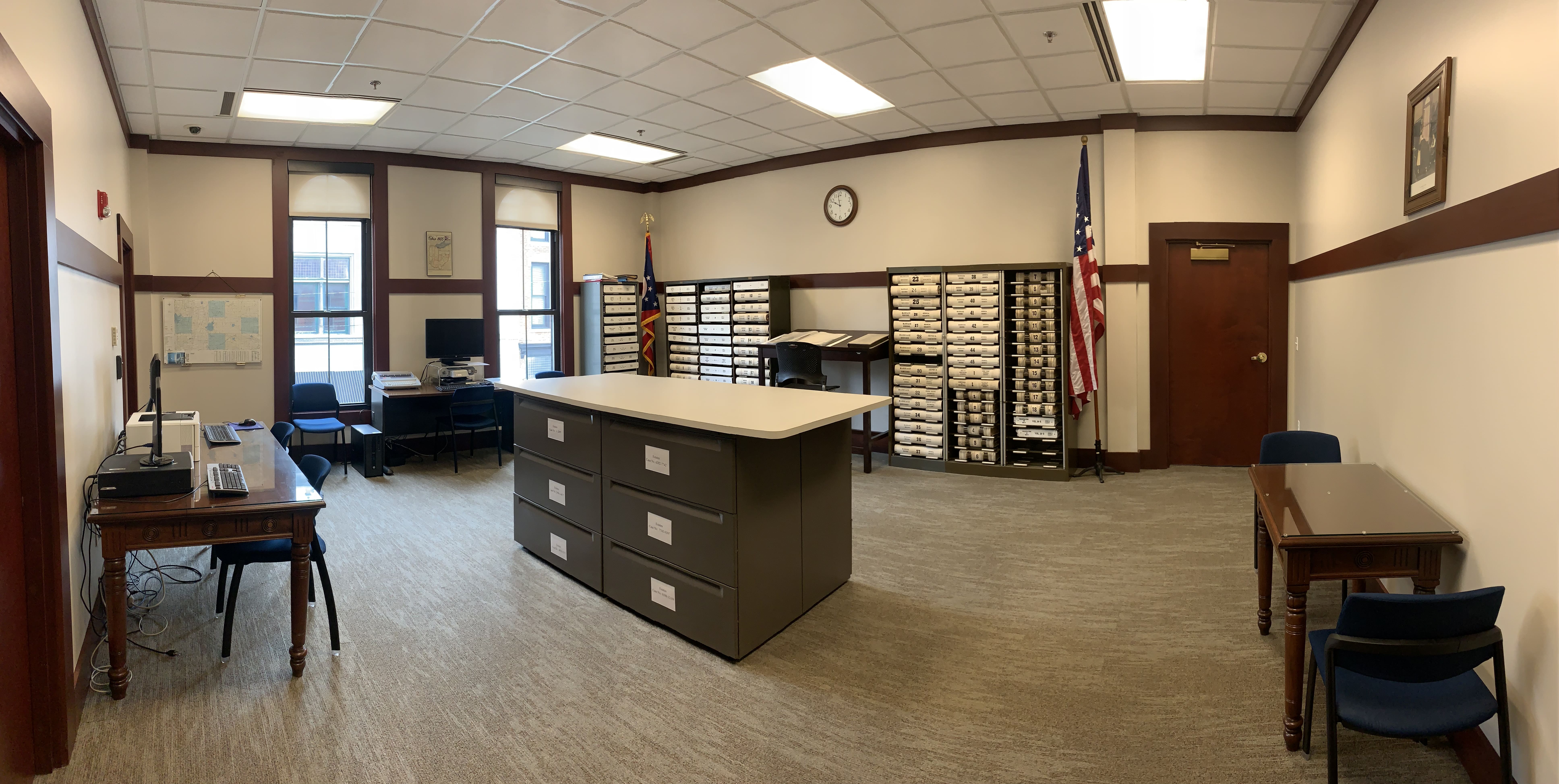 genealogy research room